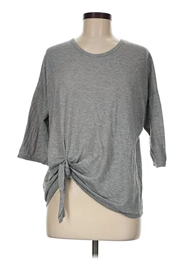 Pre-owned Perseption Concept 3/4 Sleeve T-shirt In Gray