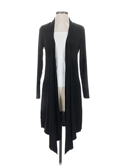 Pre-owned Perseption Concept Cardigan Sweater In Black