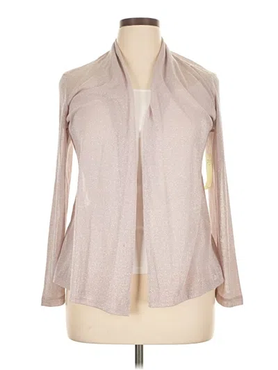 Pre-owned Perseption Concept Cardigan Sweater In Brown