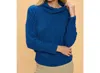 Perseption Concept Cowl Neck Sweater In Peacock