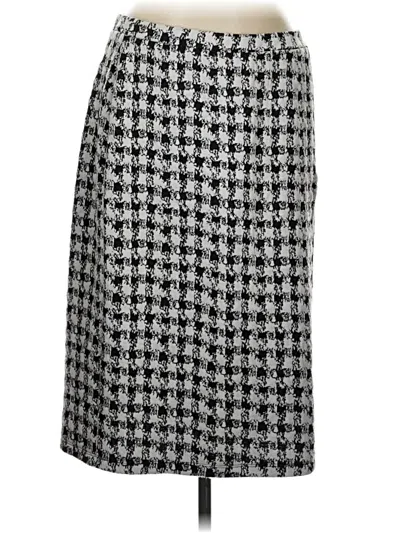 Pre-owned Perseption Concept Formal Skirt In Gray