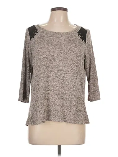 Pre-owned Perseption Concept Pullover Sweater In Gray