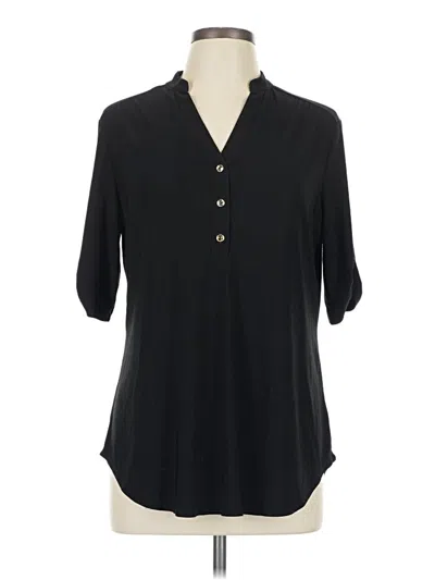 Pre-owned Perseption Concept Short Sleeve Polo Shirt In Black