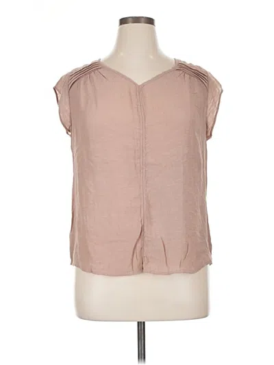 Pre-owned Perseption Concept Sleeveless Blouse In Brown