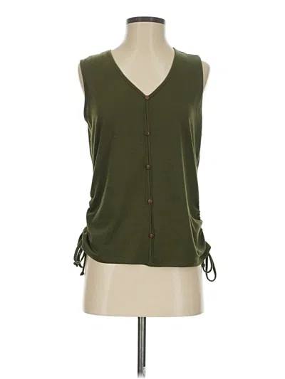Pre-owned Perseption Concept Sleeveless T-shirt In Green
