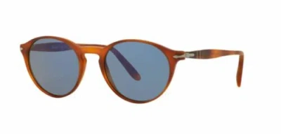 Pre-owned Persol 0po 3092 Sm 900656 Terra Di Siena Sunglasses In Blue