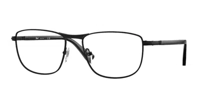 Pre-owned Persol 0po1001v 1151 Demigloss Black Unisex Eyeglasses In Clear