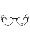Persol Round Frame Glasses In Black