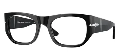 Pre-owned Persol 0po3308s 95/gh Black/transitions 8 Grey Square Unisex Sunglasses