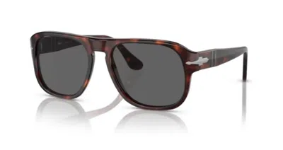 Pre-owned Persol 0po3310s Jean 24/b1 Black/havana Unisex Sunglasses