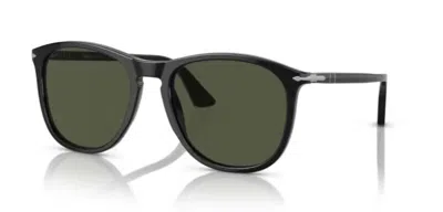 Pre-owned Persol 0po3314s 95/31 Black/green Unisex Sunglasses