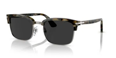 Pre-owned Persol 0po3327s 107148 Brown Tortoise/black Polarized 56mm Men's Sunglasses