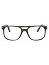 Persol Black Acetate Optical Glasses In Black