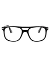 Persol Black Acetate Optical Glasses In Black