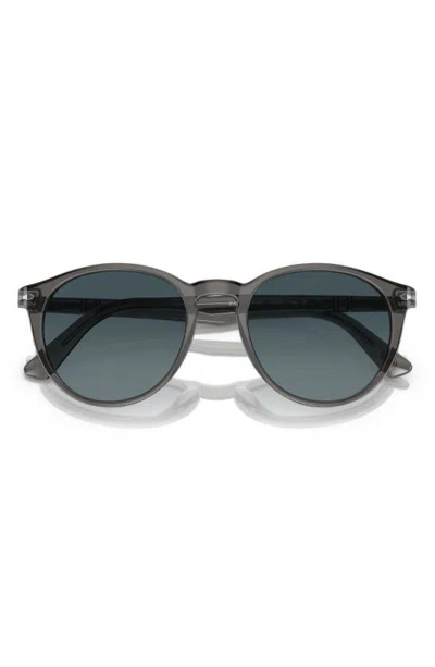 Persol 49mm Gradient Polarized Phantos Sunglasses In Transparent Grey