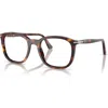 Persol 52mm Rectangle Optical Glasses In Multi