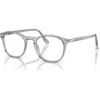 Persol 50mm Square Optical Glasses In Gray