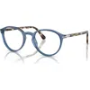 Persol 51mm Phantos Optical Glasses In Blue