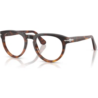 Persol 52mm Phantos Optical Glasses In Brown
