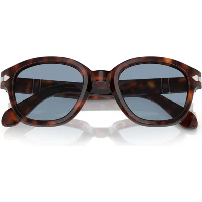 Persol 52mm Phantos Sunglasses In Havana/blue