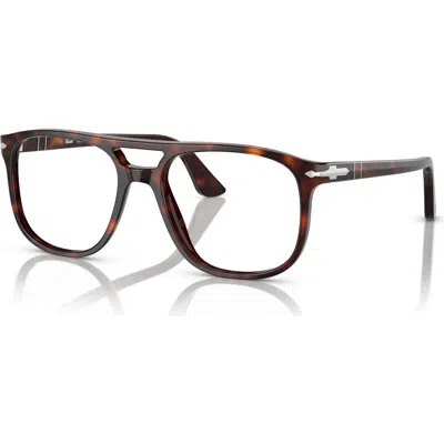 Persol Havana Acetate Optical Glasses In Brown