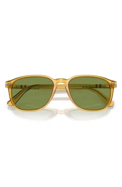 Persol 52mm Retro Sunglasses In Black Green