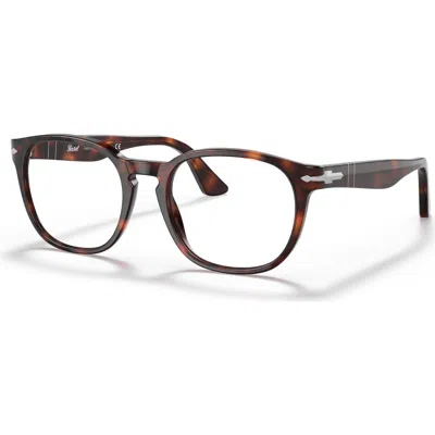 Persol 52mm Round Optical Glasses In Multi