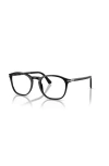 Persol 52mm Square Optical Glasses In Black