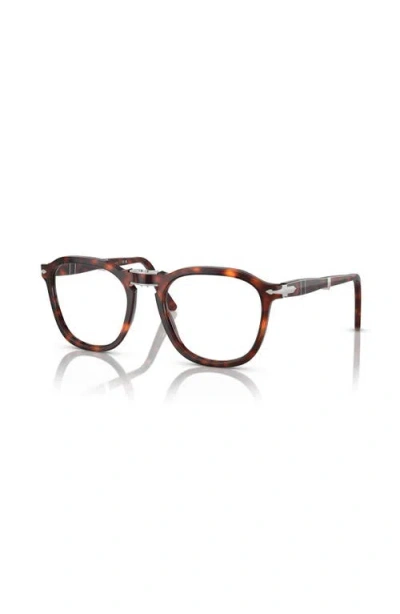 Persol 52mm Square Optical Glasses In Multi