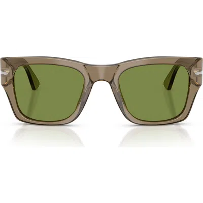 Persol 52mm Square Sunglasses In Blue