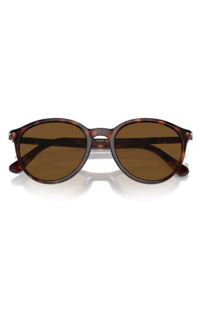 Persol 53mm Polarized Phantos Sunglasses In Brown
