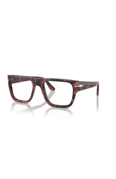 Persol 53mm Square Optical Glasses In Multi
