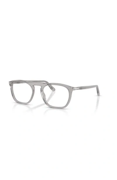 Persol 53mm Square Optical Glasses In Pink