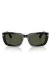 Persol Rectangle-frame Sunglasses In Black