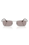 Persol 54mm Rectangular Sunglasses In Orange
