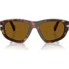 Persol Oversize-frame Sunglasses In Brown