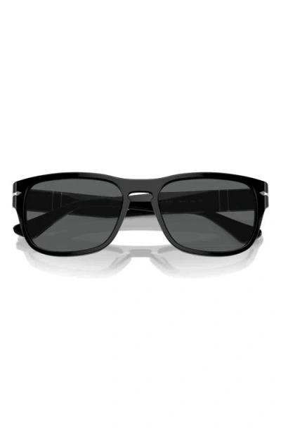 Persol 55mm Pillow Sunglasses In Black