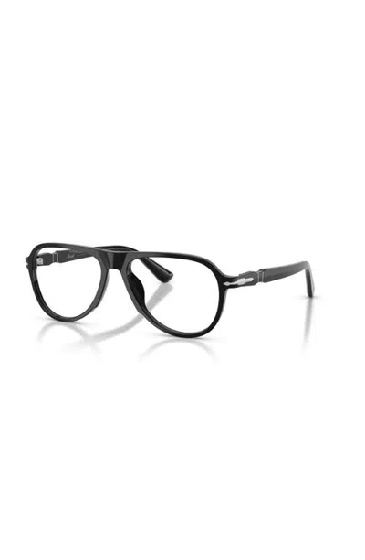 Persol 55mm Pilot Optical Glasses In Black
