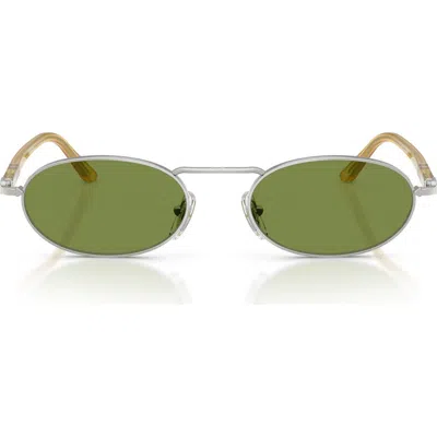 Persol 55mm Rectangular Sunglasses In Pink