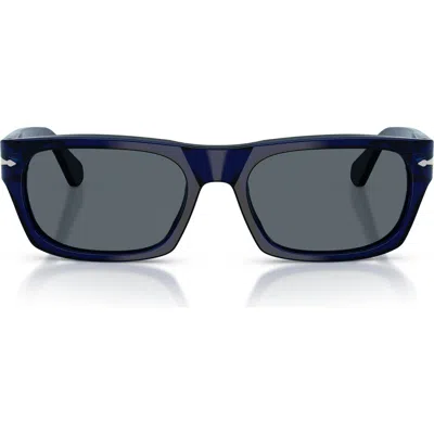 Persol 55mm Rectangular Sunglasses In Purple