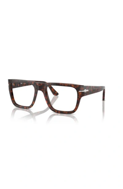 PERSOL PERSOL 55MM SQUARE OPTICAL GLASSES