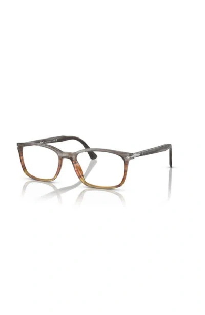Persol 55mm Square Optical Glasses In Gray