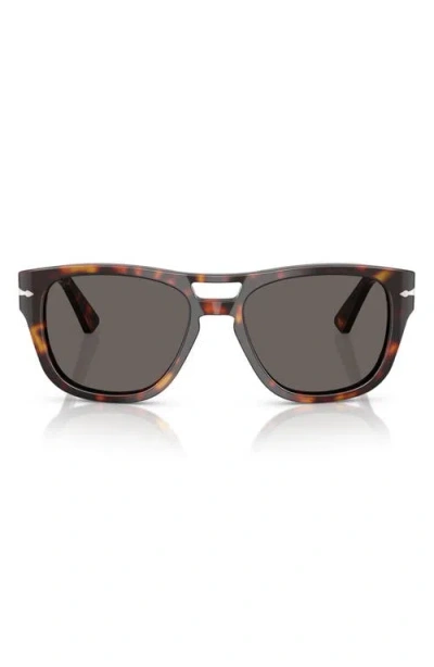 Persol 55mm Square Sunglasses In Havana