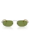 Persol 56mm Pillow Sunglasses In Silver