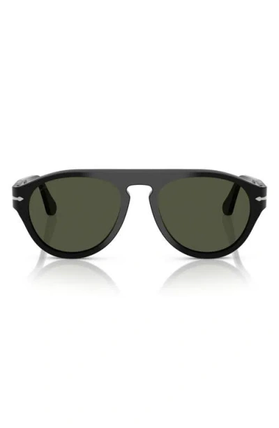 Persol 56mm Pilot Sunglasses In Metallic