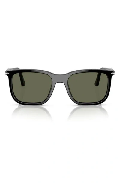 PERSOL PERSOL 56MM POLARIZED RECTANGULAR SUNGLASSES