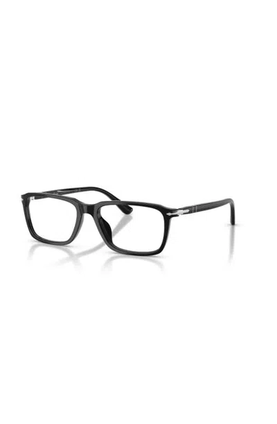 Persol 56mm Rectangle Optical Glasses In Black