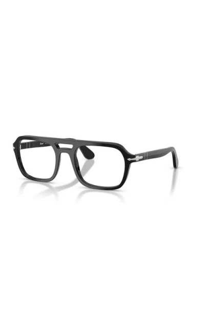 Persol 56mm Square Optical Glasses In Brown