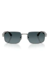 Persol 58mm Polarized Gradient Pillow Sunglasses In Pattern