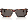 Persol 58mm Rectangular Sunglasses In Multi